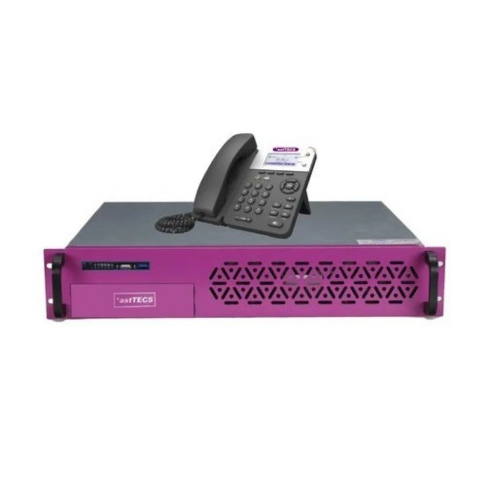 Home office communication setup with IP telephony systems