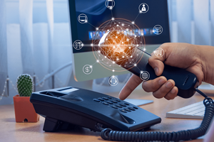 IP phone for business VoIP communication systems