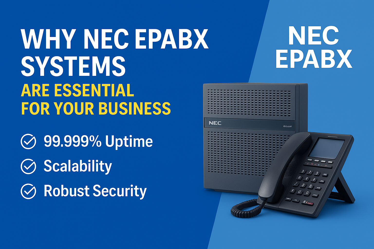 Official NEC EPABX dealers in Chennai & Coimbatore. Get expert installation, IP & hybrid systems, and secure, scalable business phone solutions. Boost productivity today!