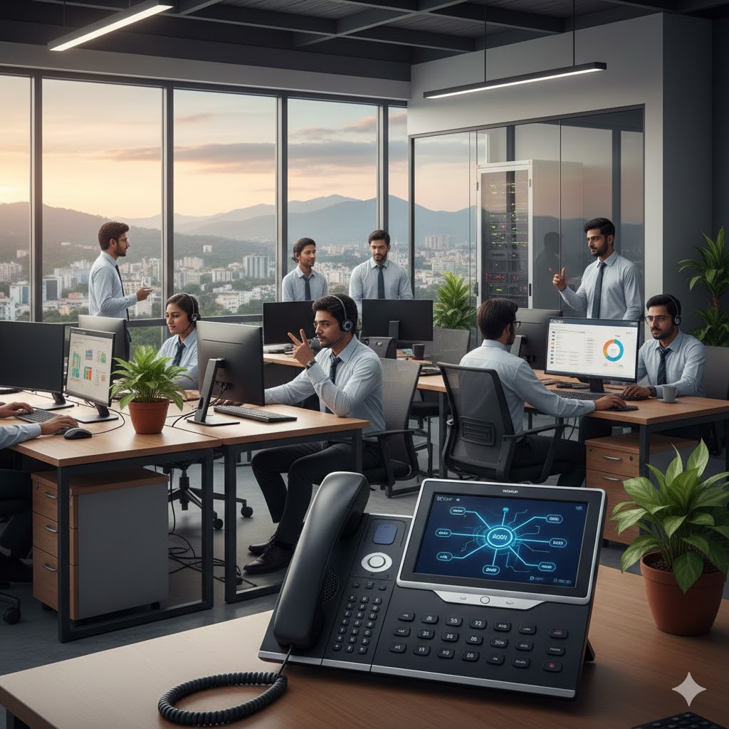 Find the best business IP phone system near me Coimbatore. Complete guide covering costs, features, installation, security & ROI. Compare cloud vs on-premise systems.