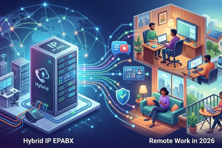How Hybrid IP EPABX Systems are Redefining Remote Work in 2026