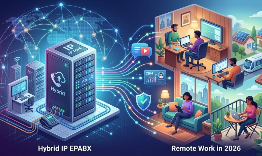 How Hybrid IP EPABX Systems are Redefining Remote Work in 2026