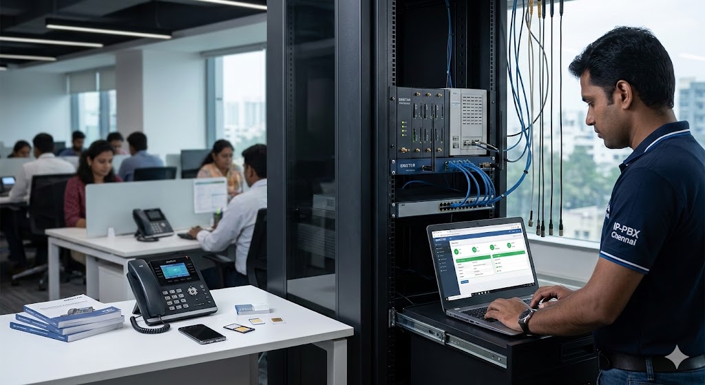 Learn how to seamlessly integrate DINSTAR GSM gateways with your existing PBX system. Reduce calling costs, enable mobile failover, and future-proof your business communication in Chennai and Coimbatore with our step-by-step integration guide.