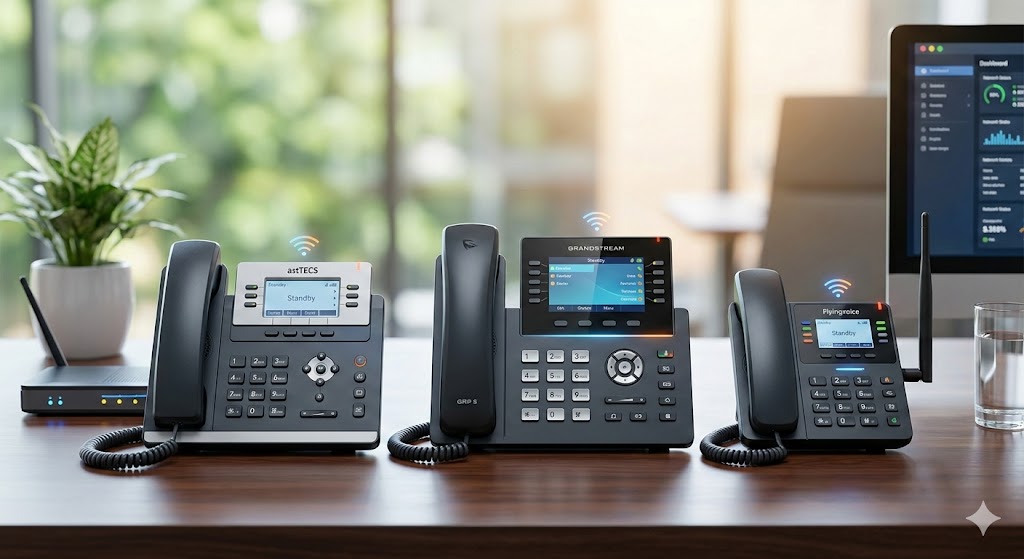 The Ultimate Guide to IP Phones: Comparing astTECS, Grandstream, & Flyingvoice