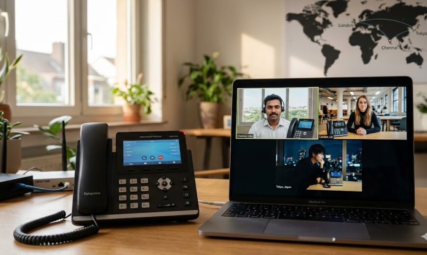 Remote Work Essentials: Using Flyingvoice & Grandstream for Global Teams
