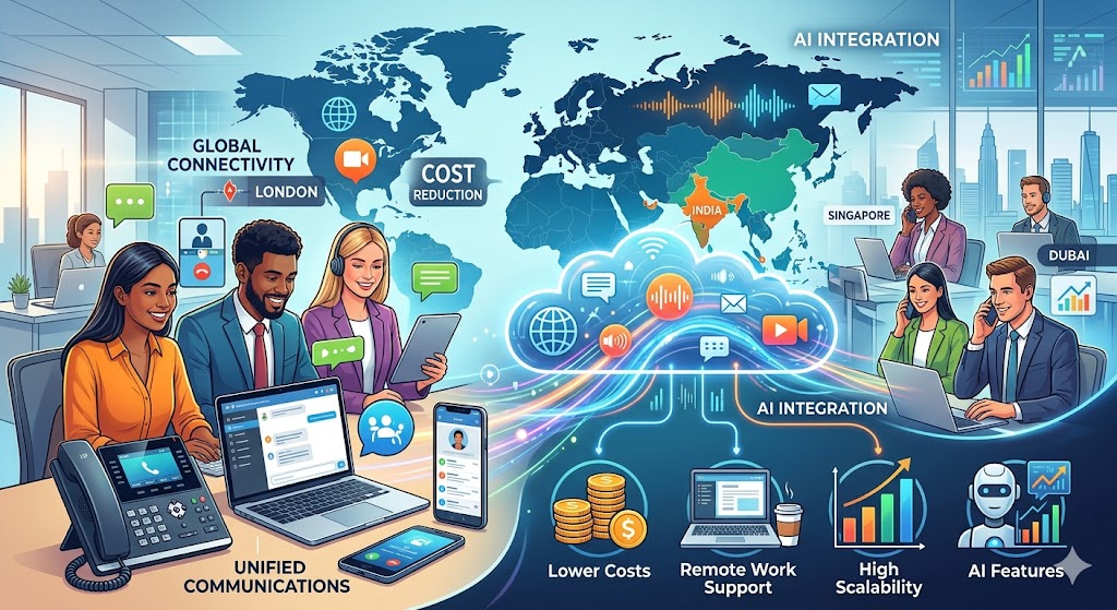 Stuck with high phone bills & old EPABX? Discover how VoIP technology is transforming business communication with lower costs, remote work support, & AI features.
