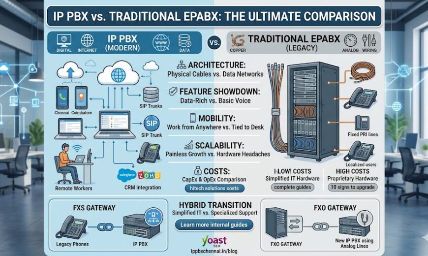 IP PBX vs. Traditional EPABX: The Ultimate Comparison