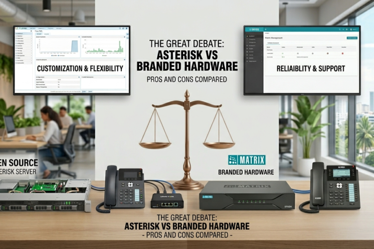 Asterisk vs Branded IP PBX: Pros and Cons for Businesses 2026