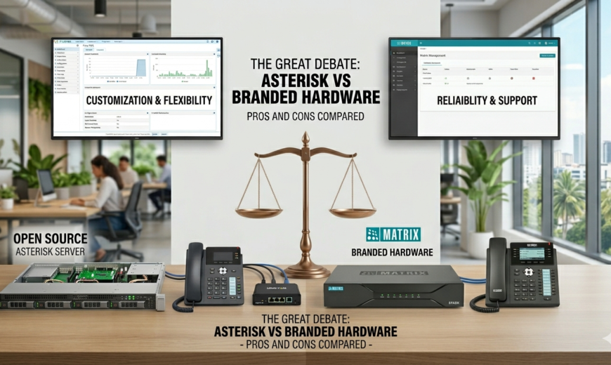 Asterisk vs Branded IP PBX: Pros and Cons for Businesses 2026