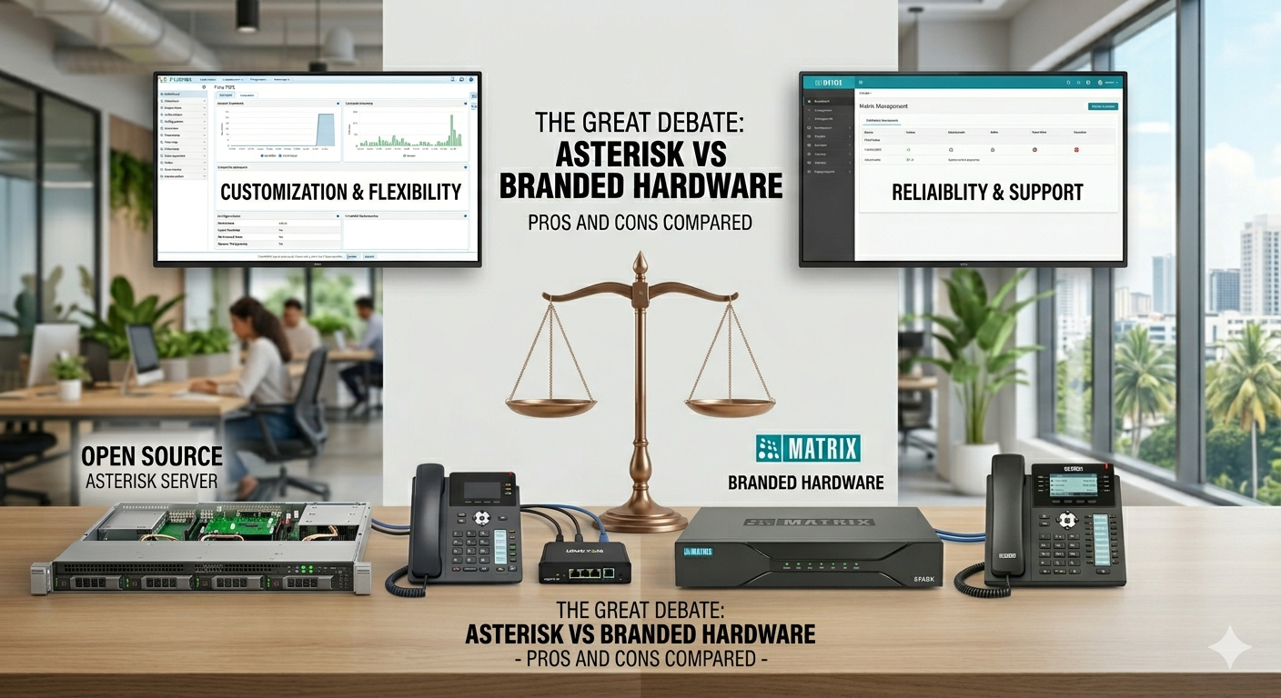 Asterisk vs Branded IP PBX: Pros and Cons for Businesses 2026