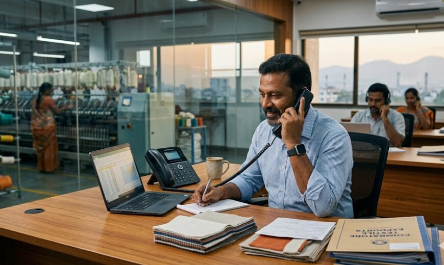 How Coimbatore’s Textile Exporters Reduce International Calling Costs Using IP PBX