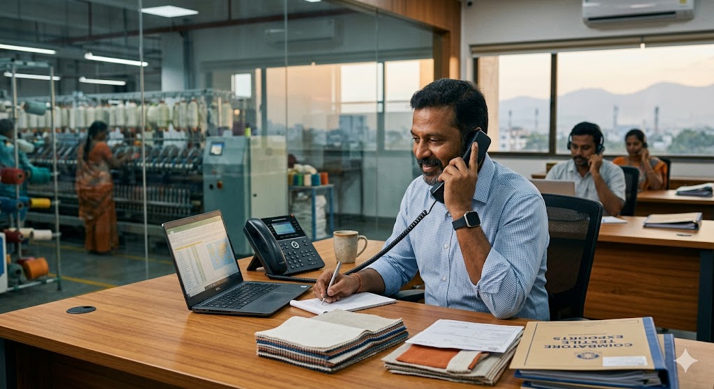 How Coimbatore’s Textile Exporters Reduce International Calling Costs Using IP PBX